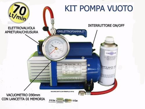 Kit pompa vuoto 70lt - kit,